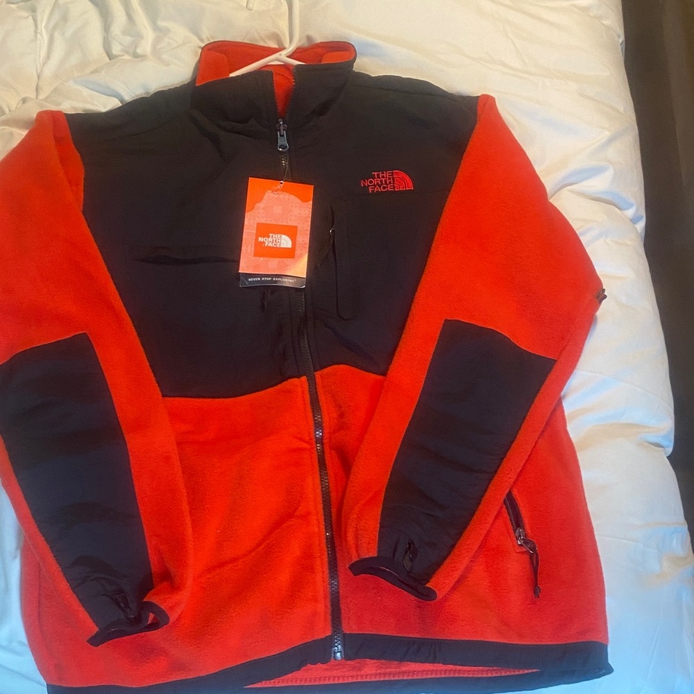 The North Face Red and Black Full-Zip Jacket